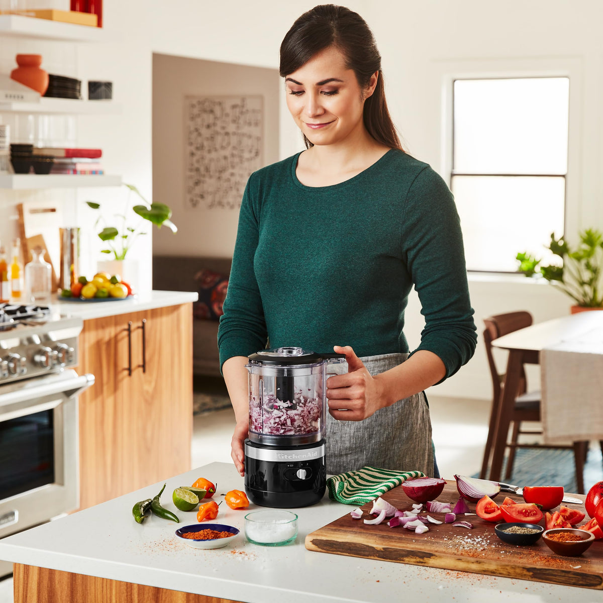 KitchenAid 5 Cup Food Chopper KFC0516ER, Empire Red