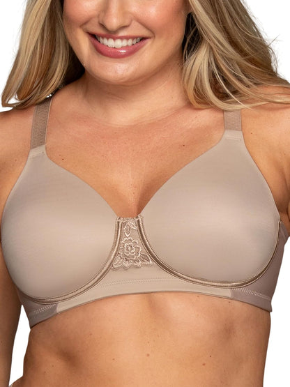 Vanity Fair Womens Full Figure Beauty Back Smoothing Bra, 4 Way Stretch Fabric, Lightly Lined Cups Up to H