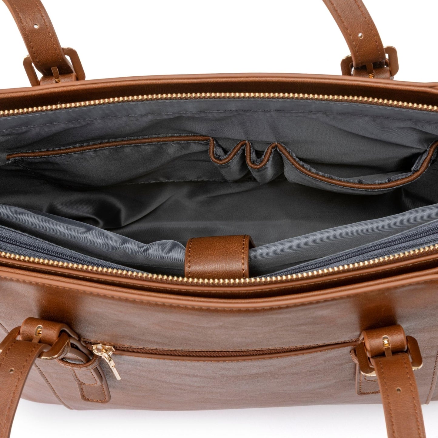 LDS Temple Bag for Women – Premium Travel Tote to Carry Your Temple Attire – Stylish Clothing Organizer With Pockets for Shoes, Garments, and Worship Essentials (Brown)