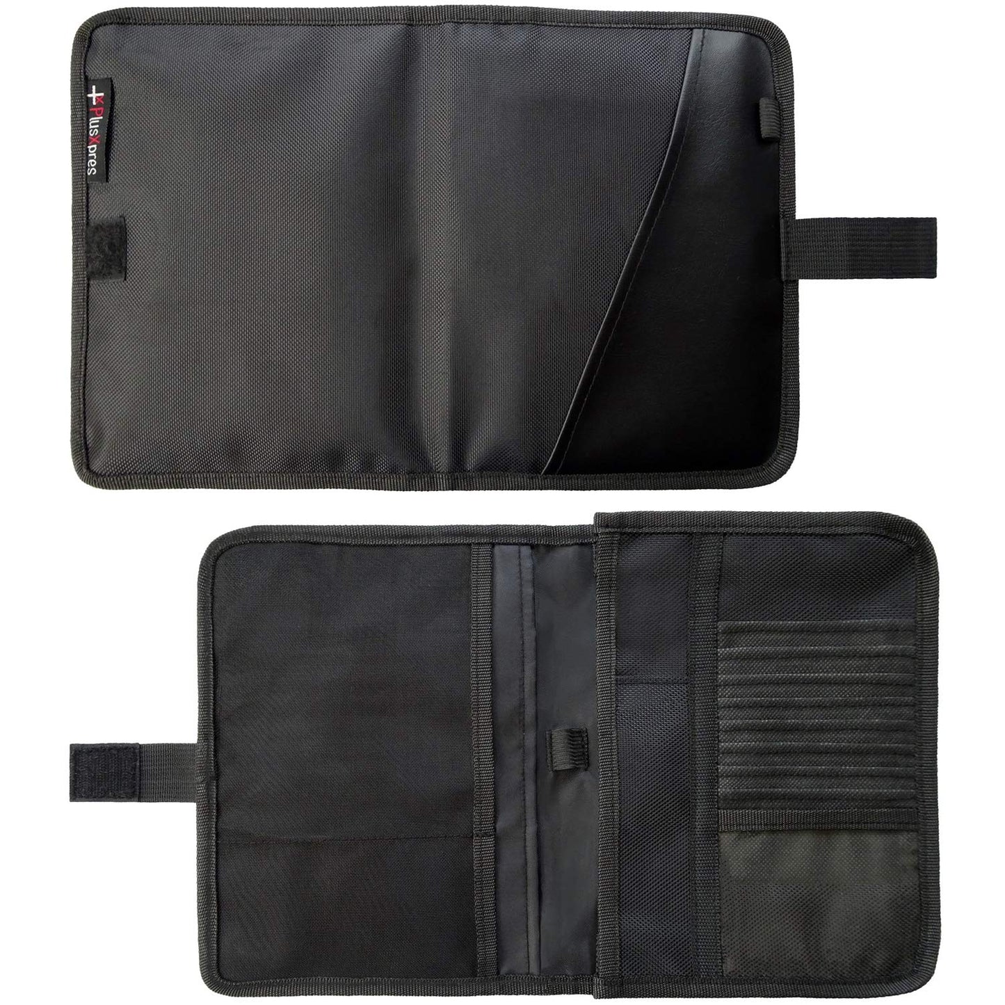 Glove Box Compartment Organizer - Car Document Holder - Owner Manual Case Pouch - Vehicle Storage Wallet for Registration & Insurance Card - Premium Auto Paperwork Holder - Log Book included - Black