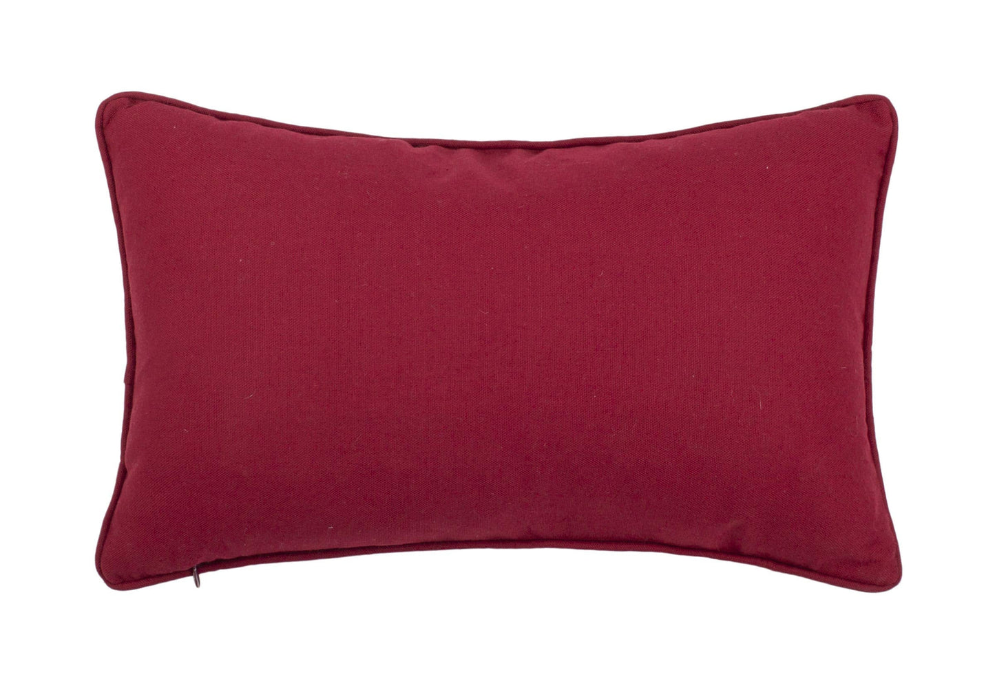 Safavieh Home Jingles Green and Red and Beige Merry Christmas 12 x 20-inch Decorative Pillow