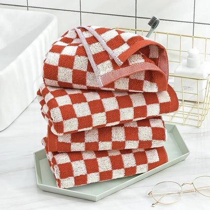 Jacquotha Checkered Hand Towels