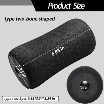 Foot Foam Pads Rollers(7.87in*3.14in*3.14in) for Exercise Machine, Inversion Table, Workout Bench, Sits Ups Replacement Parts, Home Gym Accesories