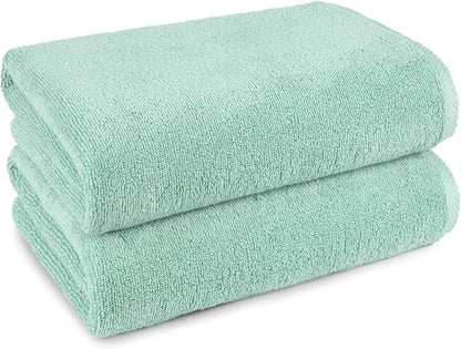 Amazon Basics Quick-Dry Lightweight Moisture Absorbing Bath Towel, 100% Cotton