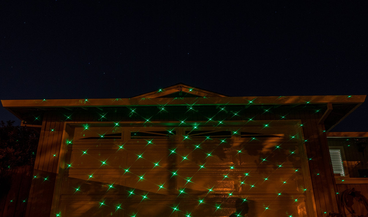 Ledmall Full Spectrum Motion Star Effects 7 Color with White Laser Christmas Lights Projector Outdoor