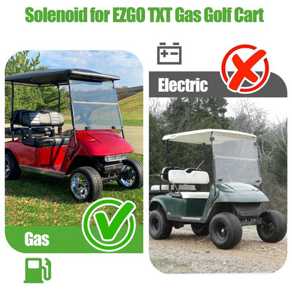 10L0L Golf Cart 14V Solenoid for EZGO TXT Gas Golf Cart 1994-Up Medalist ST Series,4 Terminal 200A,OEM 27153-G01 27153G01 612813