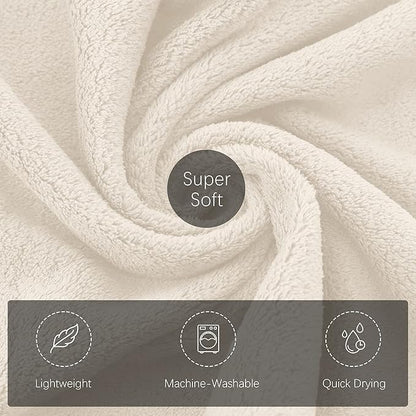 TENSTARS Silk Hemming Bath Towels
