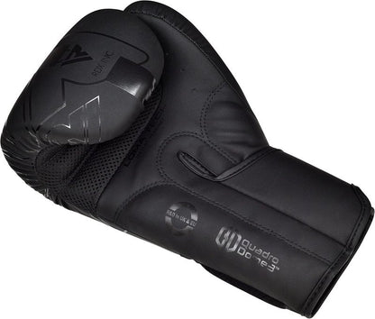 RDX Boxing Gloves - Pro Training Sparring MMA Kickboxing | Maya Hide Leather, Ventilated Palm, 8-18 Oz Sizes