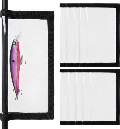 Fishing Lure Wraps - Durable Clear PVC Covers for Safe Bait Storage | 5/10 Pack