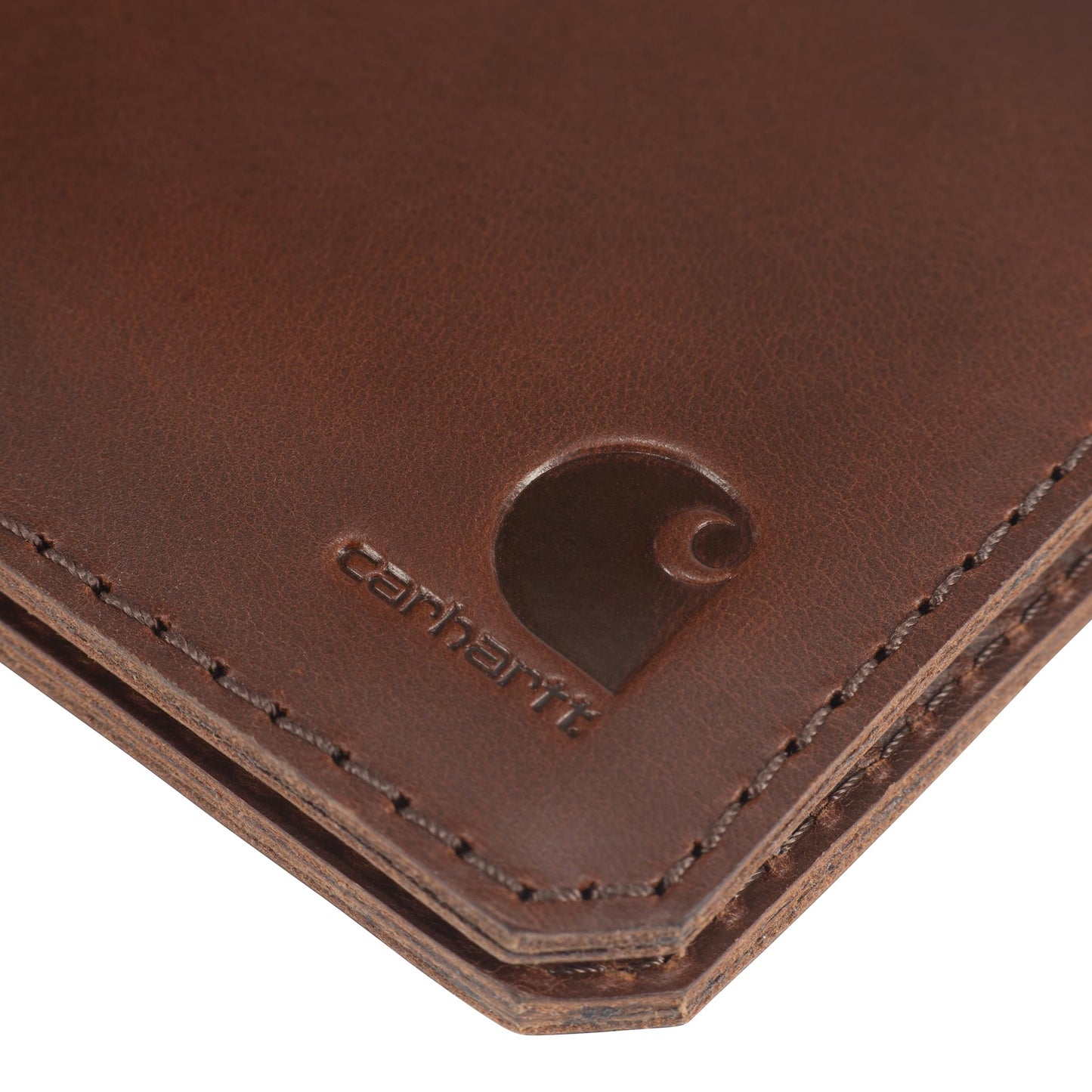 Carhartt Men's Craftsman Leather Wallets, Available in Multiple Styles and Colors, Brown (Bifold)