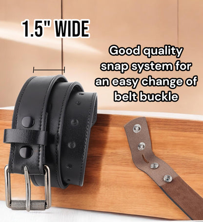Men’s Money Full Grain leather Belt, Hidden zipper Pocket, USA,classic black,MB10,size 40