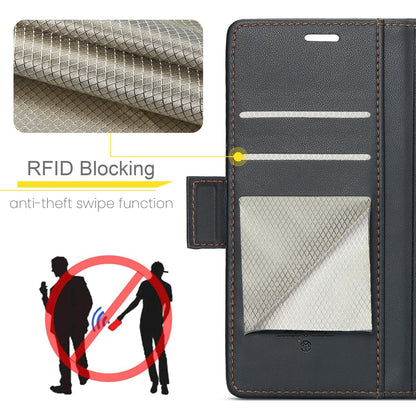 SINIANL Leather for iPhone 17 Pro Max Case Wallet, PU Leather Wallet Case Flip Folio RFID Blocking Card Holder Stand Phone Cover for iPhone 17 Pro Max, Black