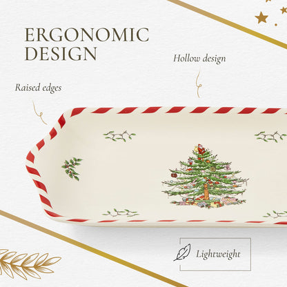 Christmas Tree Peppermint Dessert Tray
