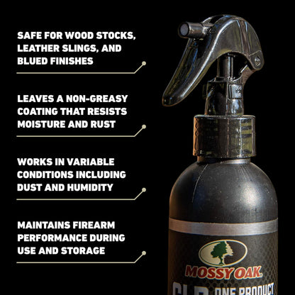 Mossy Oak CLP Gun Cleaning Oil | All-in-One Cleaner, Lubricant & Protectant | One-Step Gun Oil CLENZOIL