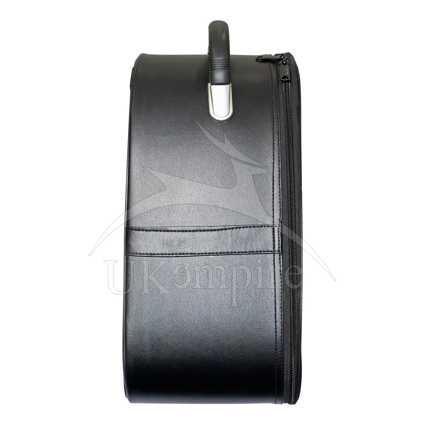 UK EMPIRE GROUP Premium Masonic Knights Templar Chapeau Case, Black Leather Red (lined) – Freemason Bags & Cases