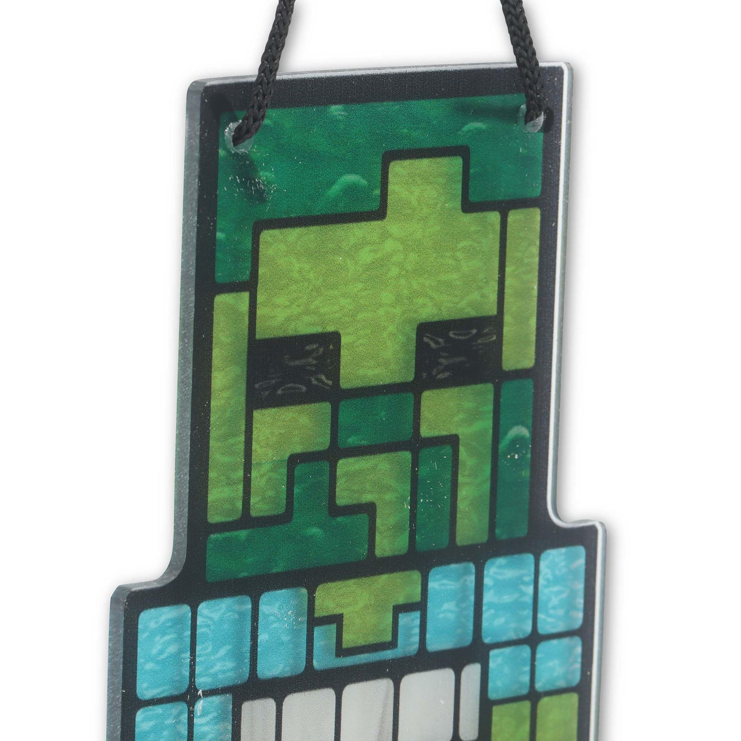 Open Road Brands Minecraft Chicken Jockey Hanging Acrylic Wall Decor - Fun Chicken Jockey Wall Art for Bedroom or Game Room