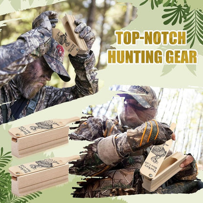 Turkey Box Calls - Realistic Wood Construction for Hunting | Simulates Wide Range of Sounds