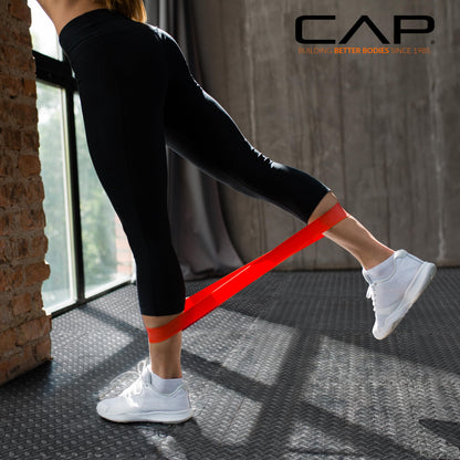 CAP Barbell 1-Inch Interlocking EVA Foam Exercise Puzzle Mat Home Gym Flooring - 3 Pack | 24" x 24" x 1" | T Pattern - Black