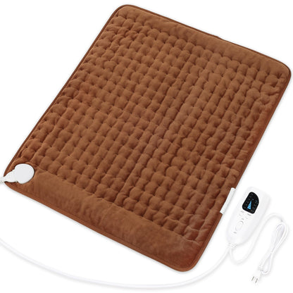 Heating Pad,Electric Heating Pads for Back,Neck,Abdomen,Moist Heating Pad for Shoulder,Knee,Arms,Legs,Dry/Moist Heat & Auto Shut Off,Birthday Gifts for Men and Women(Light Gray, 24''×12'')