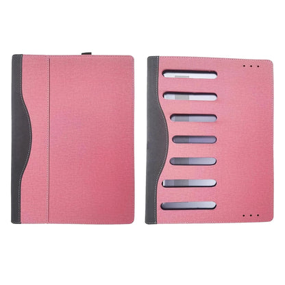 WODBAO for Dell Inspiron 15 3535 Laptop Case 15.6 inch Inspiron 15 3530 Notebook PU Leather Case Accessories (Pink)