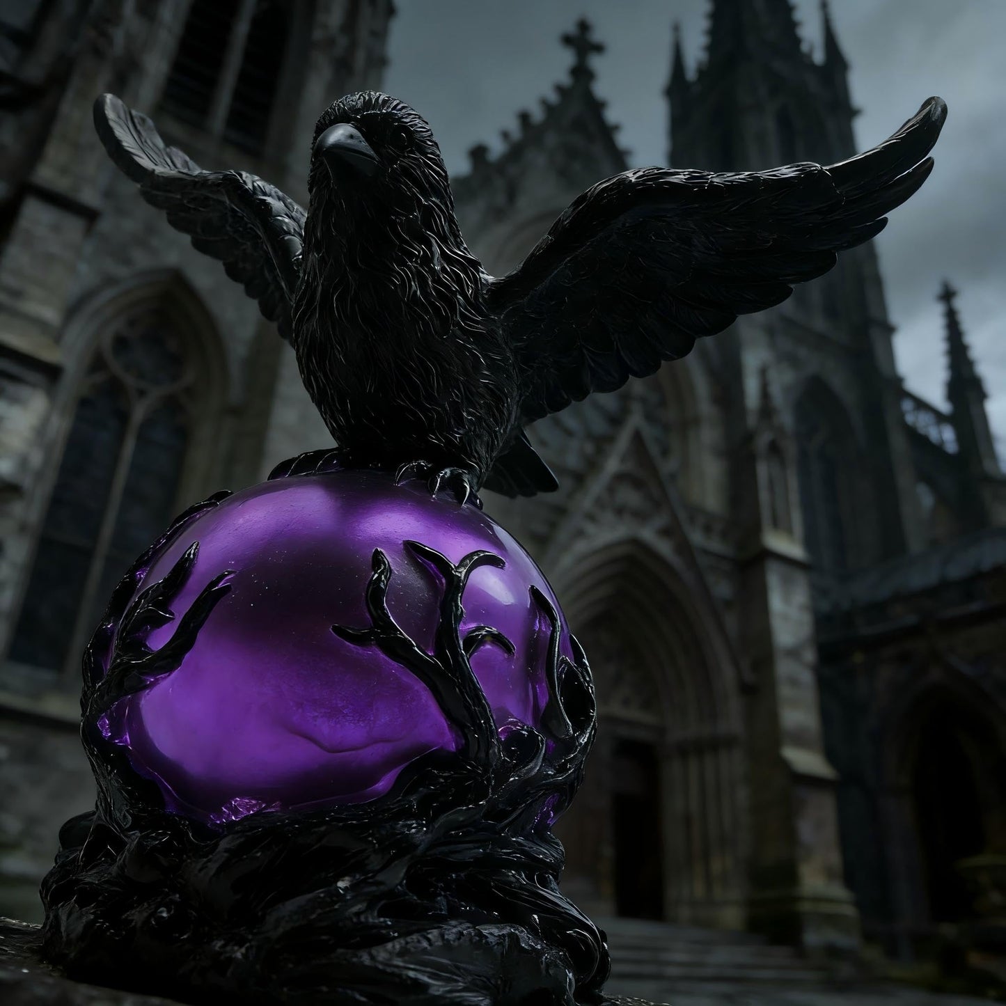 SDIHOIXQ Crow Lamp Raven Table Lamp with Bulb, Bird DeskLamps, Gothic Home Decor Crow Light, Christmas Raven Lamp forBedside Bedroom Living Room Decor