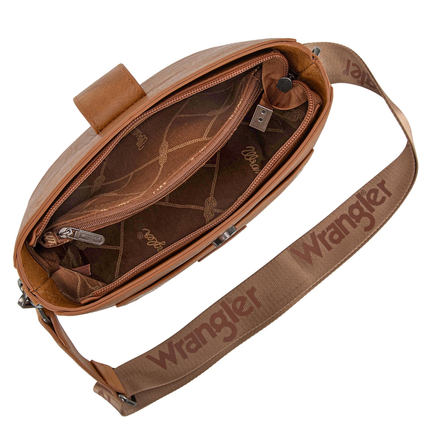Wrangler Crossbody Purses for Women Cute Handbag and Shoulder Bag for Ladies WG114-1101LBR