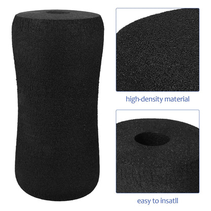 Fitness Equipment Sponge Covers 2-Pack Universal Sit-up Bench Foot Pads High Density Sponge Sleeves for Comfortable Anti-Slip Grip on Dumbbells and Weight Machines 6.69X3.22X3.22 Inches