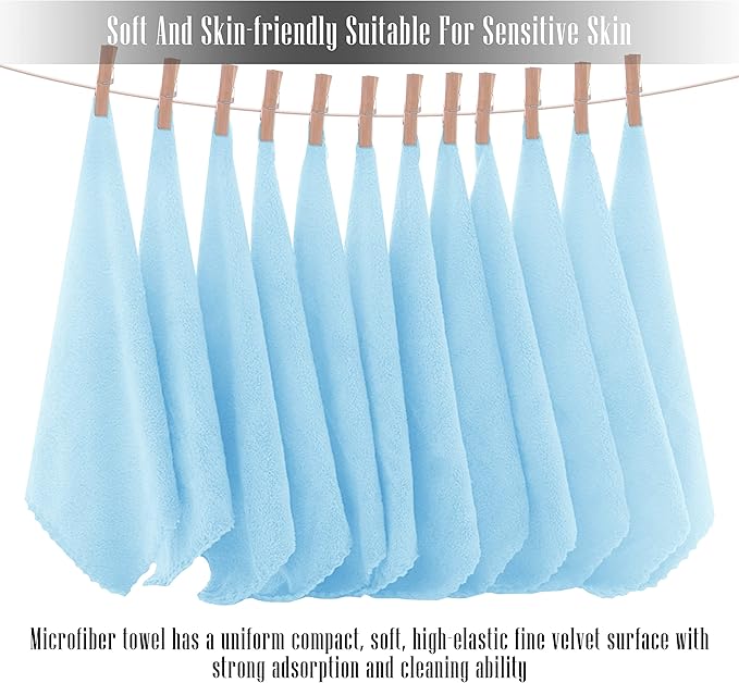 TENSTARS 12 Pack Premium Washcloths Set