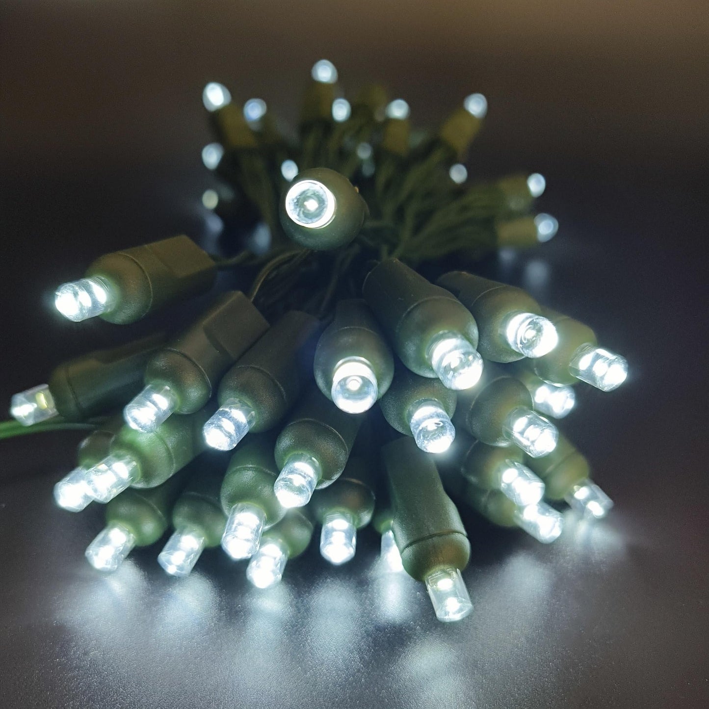 BONUO Battery Operated Christmas Lights, 16.5Ft 50Ct Mini LED String Light with Remote Timer 8 Modes for Indoor Outdoor Party Garden Wreath Xmas Tree Decor (White)
