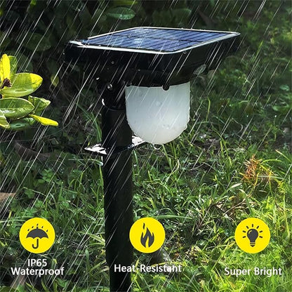 Super Bright Outdoor Solar Garden Lights Motion Sensor Pathway Light Landscape Lighting for Yard, IP65 Waterproof Solar Powered Porch Lights Walkway Lawn Patio Garden Decor