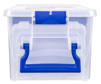 Flambeau Outdoors 4510FB Terminal Tackle File Satchel, 8 Bulk Boxes for Packaged Tackle, Clear