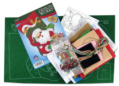Starlight Santa Felt Stocking Kit