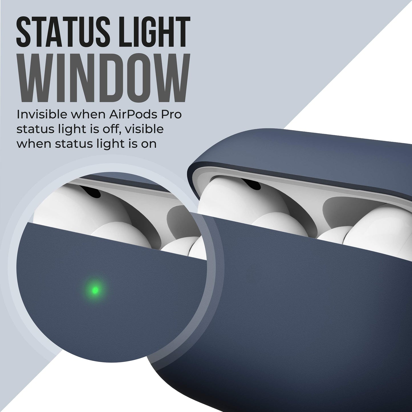 KeyBudz Hybrid Shell Series Compatible with AirPods Pro Case Cover
