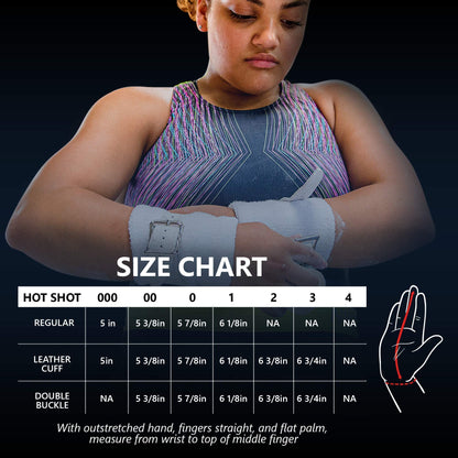 US Glove Women Hot Shot Uneven Bar Gymnastics Grips - Women Gymnastics Bar Grips, Made in USA Gymnastics Uneven Bar Grips for Girls, Leather Gymnastics Equipment Grips, Double Buckle, Size 3 (6 3/4")