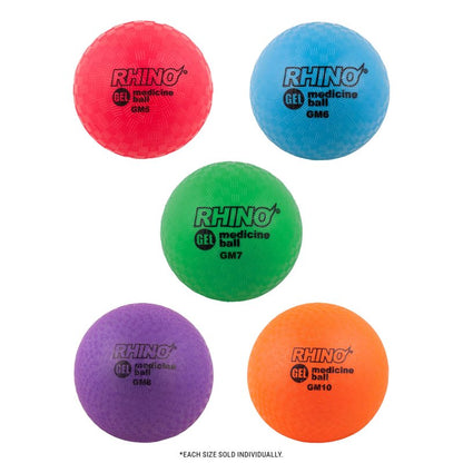 Champion Sports Rhino Gel Filled Medicine Ball (Green 7 lbs)