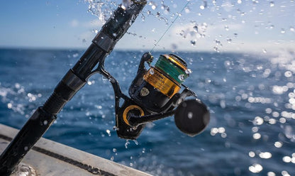 Spinning Fishing Reel - Penn Spinfisher VI with Durable Construction & Smooth Drag System