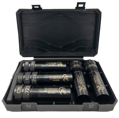 Winenton™ Extended Choke Tubes Set - BER/Ben Mobil Thread ONLY - 12Ga - 5 Pieces Choke Tubes with Wrench - Black