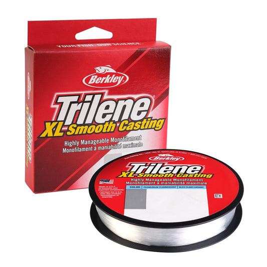 Berkley Trilene® XL®, Fluorescent Clear/Blue, 20lb | 9kg, 270yd | 246m Monofilament Fishing Line, Suitable for Freshwater Environments