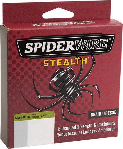SpiderWire Stealth Braid Fishing Line - Durable, High-Performance Fishing Line | 150 Yards, Green