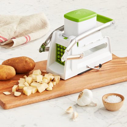 Starfrit Pro Fry Cutter & Cuber - 3-in-1 - Homemade French Fries, Slices and Diced Cubes Potato & Vegetable