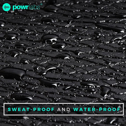 Powr Labs Bike Trainer Mat Compatible with Peloton Bike – Stationary Cycling Floor Pad for Treadmill, Exercise Equipment & Gym Use – Protects Carpet & Hardwood Floors, Indoor Trainer Accessory