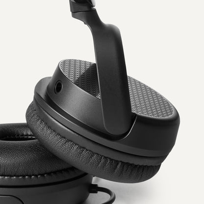 Amazon Basics On Ear Wired Computer Headset with Adjustable Microphone, 3.5mm Port or in-Line Control with USB-A Port, Foldable, Clear Sound, Small/Medium Size, Black