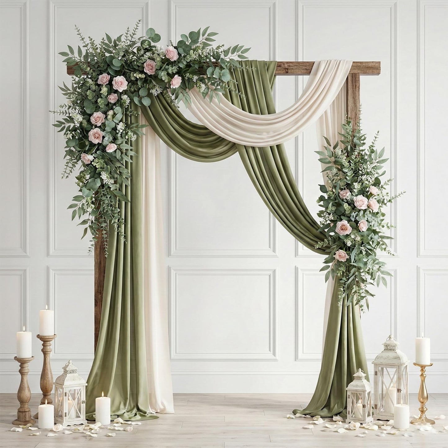 lovemoon 130 Pcs Artificial Mixed EucalyptusStems Bulk, 5 Kinds of Faux GreeneryEucalyptus Leaves Bulk for Vase Wedding DIY Bouquets Floral Arrangement Home Decor (130, Green)