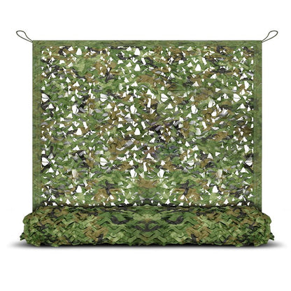 Camo Netting, Camouflage Mesh Netting for Hunting Blinds, Woodland Mesh Perfect Camonetting for Camping Shooting Hunting, Military Theme Party Decoration Sun Shade Outdoor 13x5ft