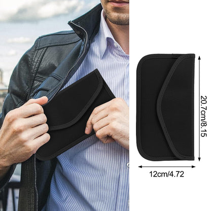ONEVER Faraday Bags for Car Keys and Cell Phone, RFID Signal Blocking Key Pouch Wallet Anti-Tracking Anti Theft Car Protection Signal Jammer WiFi GSM LTE NFC RFID GPS Blocker