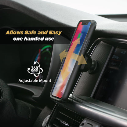 Scosche MMWSM-2PKXCES0 MagicMount Select Magnetic Car Phone Holder Mount for iPhone and Android - 2 Pack - Secure Magnetic Cell Phone Mount for Car Window or Dash - Universal 360° Adjustable Head