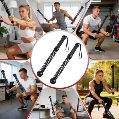 Battle Ropes Cordless & Ropeless for Home Gym – Portable Workout & Exercise Rope for Strength Building, HIIT & Low-Impact Training