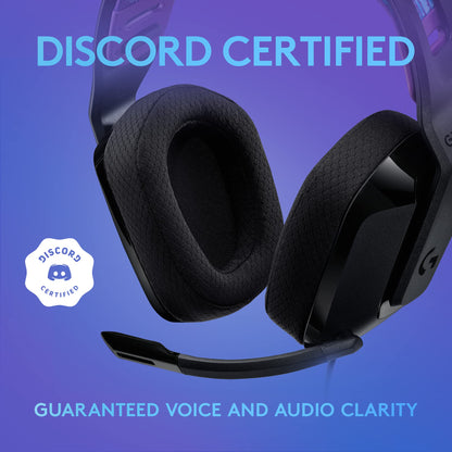 Logitech G335 Wired Gaming Headset, with Flip to Mute Microphone, 3.5mm Audio Jack, Memory Foam Earpads, Lightweight, Compatible with PC, PlayStation, Xbox, Nintendo Switch/Switch 2 - Black