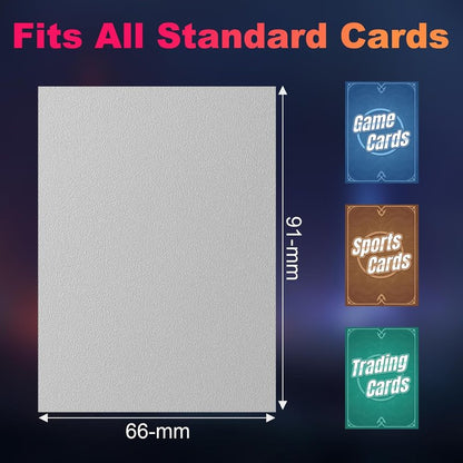 MTG Card Sleeves - 600 Pack Matte Dual-Sided Protectors | Opaque Back, Smooth Shuffle, Tear-Resistant, 6 Colors