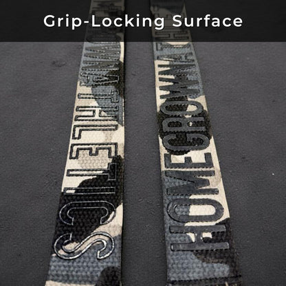 Homegrown Athletics Heavy Duty Lifting Straps for Weightlifting – Padded Wrist Straps for Deadlifts, Pull Ups, Bodybuilding and Powerlifting, Camo